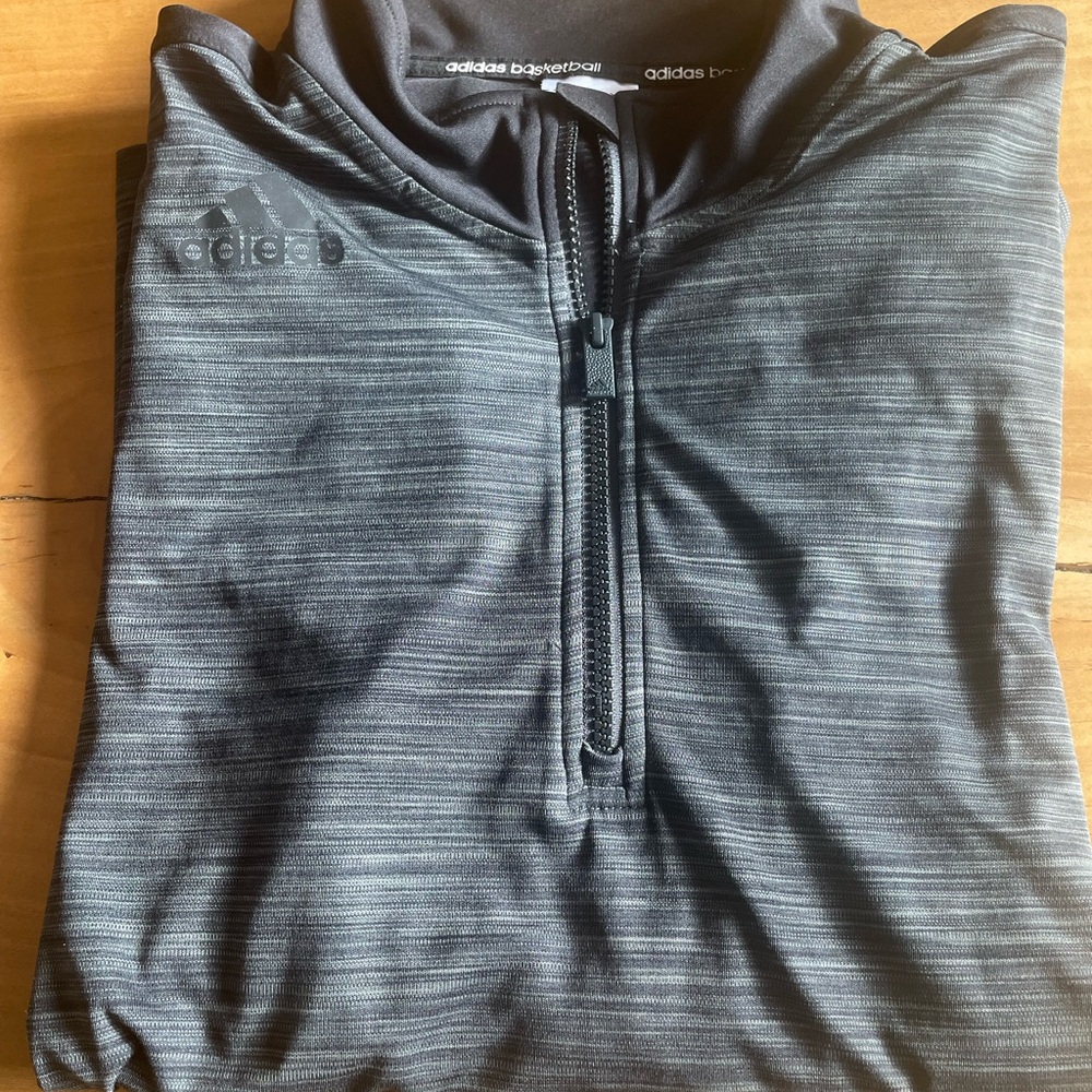 Adidas Basketball Black Striped Jacket